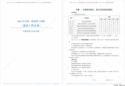 2021年一造新思维专题突破与高分攻略