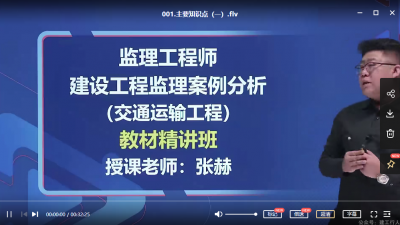 监理交通案例张赫是哪个网校的老师？