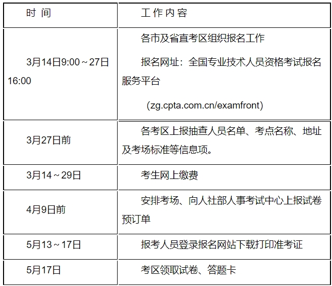 监理工程师考试时间