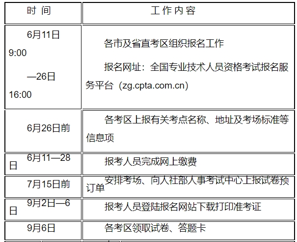 一级建造师考试时间