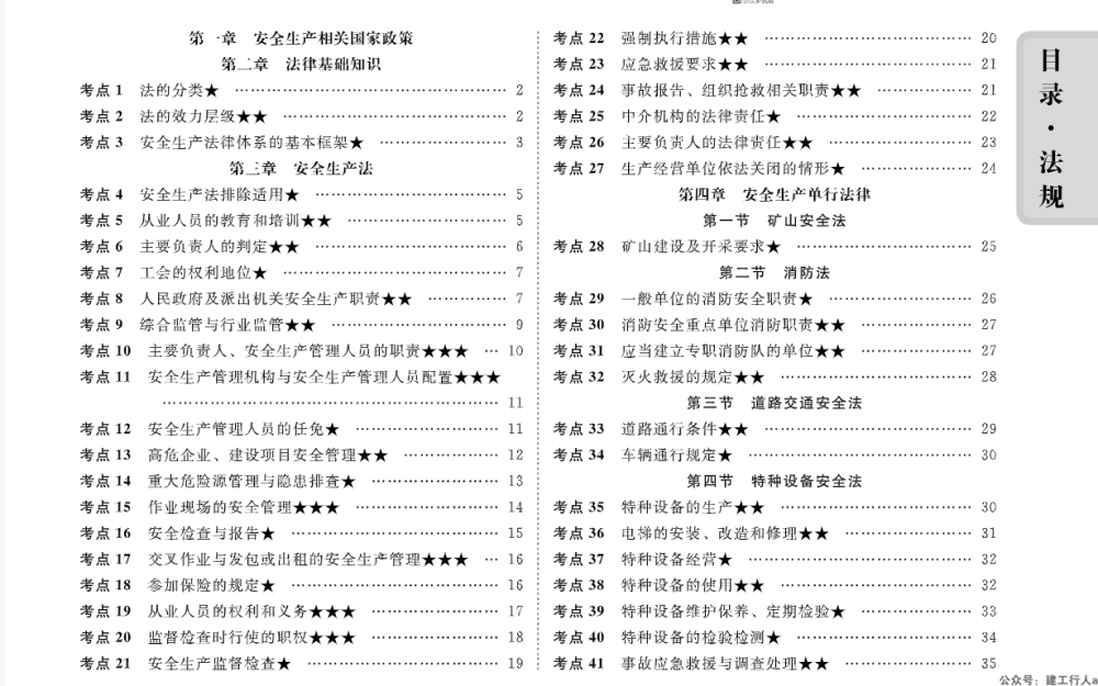 2024安全工程师 考点口袋书 PDF下载