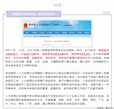 一建参考率仅70%左右！通过率或提高！