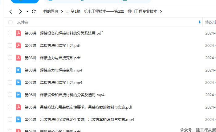 一建-机电-精讲班-康仁杰-缺失焊接技术的课