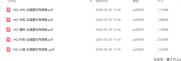 2026二级建造师实操题攻克指南 全专业版 | 建工行人 免费下载